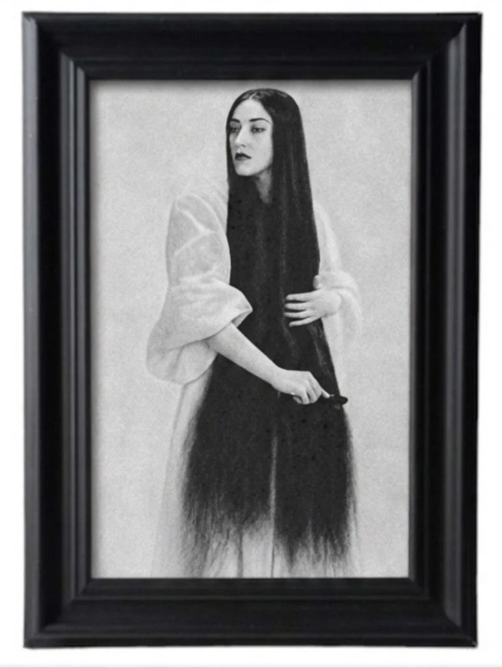 Beautiful VIctorian Era Woman Famous for their long hair Hair Style Beauty Art